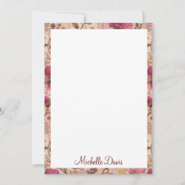 Tarjeta Pequeña Cottagecore floral romántico de flores silvestres