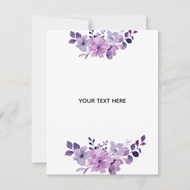 Tarjeta Pequeña Crea Tu Propia Floral (Anverso)