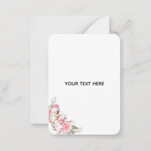 Tarjeta Pequeña Crea Tu Propia Floral 