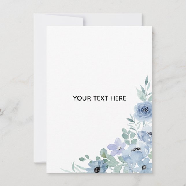 Tarjeta Pequeña Crea Tu Propia Floral  (Anverso)