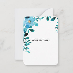 Tarjeta Pequeña Crea Tu Propia Floral