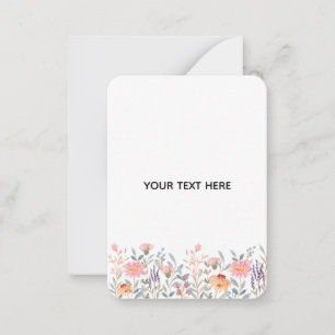 Tarjeta Pequeña Crea Tu Propia Floral 