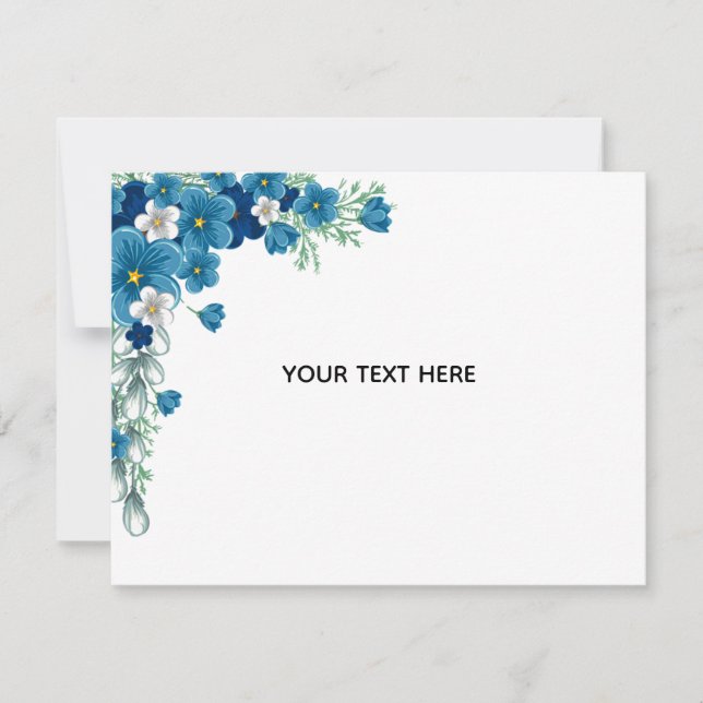 Tarjeta Pequeña Crea Tu Propia Floral (Anverso)