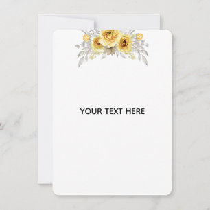 Tarjeta Pequeña Crea Tu Propia Floral 