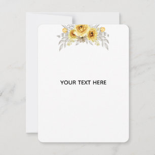 Tarjeta Pequeña Crea Tu Propia Floral 