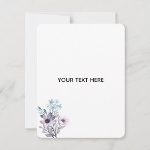 Tarjeta Pequeña Crea Tu Propia Floral 