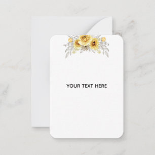 Tarjeta Pequeña Crea Tu Propia Floral