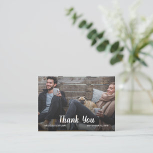 Tarjeta Pequeña Crea tu propia foto del Boda de Gracias