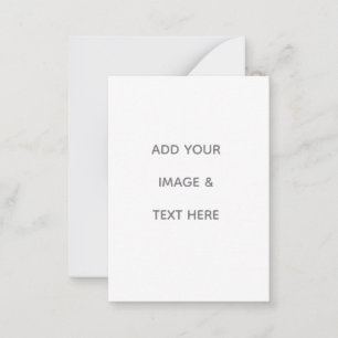 Tarjeta Pequeña Crea tu propio blanco