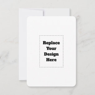 Tarjeta Pequeña Crea tu propio blanco 