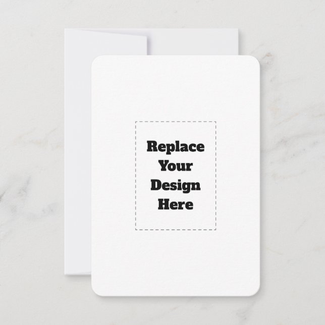 Tarjeta Pequeña Crea tu propio blanco  (Anverso)
