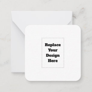 Tarjeta Pequeña Crea tu propio blanco 