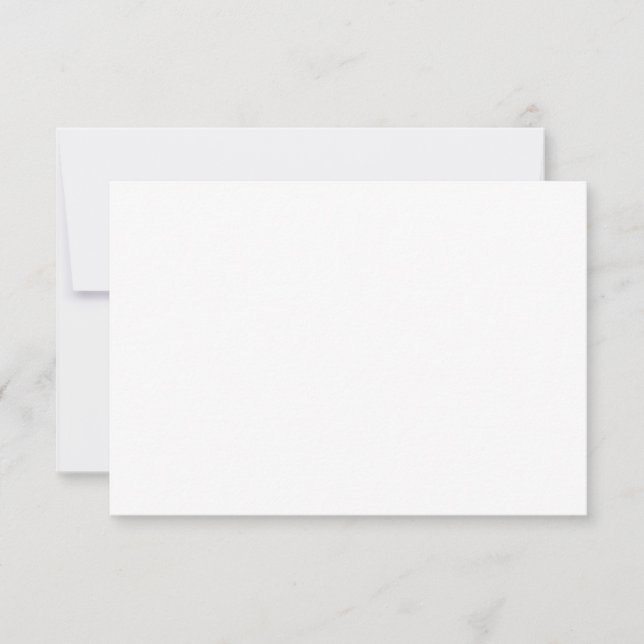 Tarjeta Pequeña Crea tu propio blanco (Anverso)