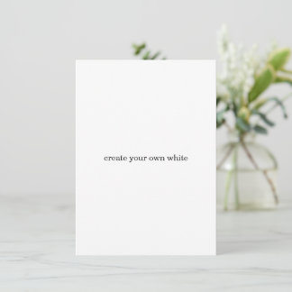 Tarjeta Pequeña crea tu propio blanco