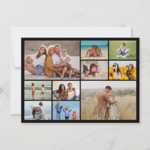 Tarjeta Pequeña Crea tu propio collage de 10 fotos