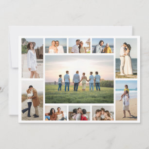 Tarjeta Pequeña Crea tu propio collage de 11 fotos