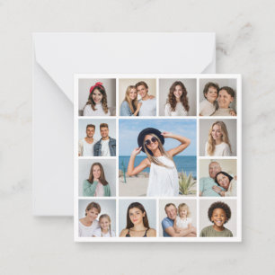 Tarjeta Pequeña Crea tu propio collage de 13 fotos