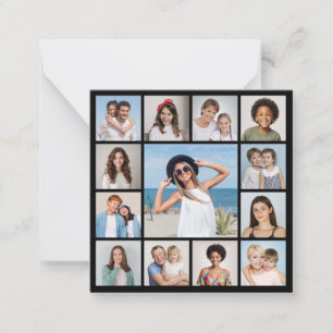 Tarjeta Pequeña Crea tu propio collage de 13 fotos
