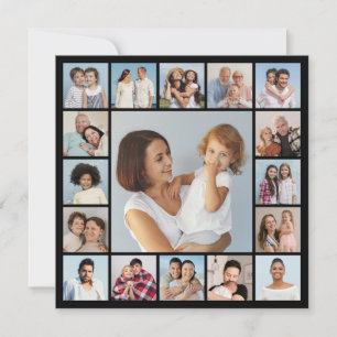 Tarjeta Pequeña Crea tu propio collage de 17 fotos