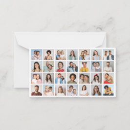 Tarjeta Pequeña Crea tu propio collage de 28 fotos