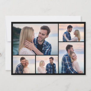 Tarjeta Pequeña Crea tu propio collage de 5 fotos