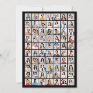 Tarjeta Pequeña Crea tu propio collage de 70 fotos