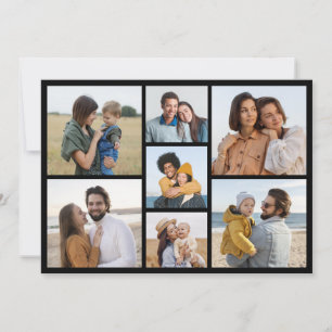 Tarjeta Pequeña Crea tu propio collage de 7 fotos