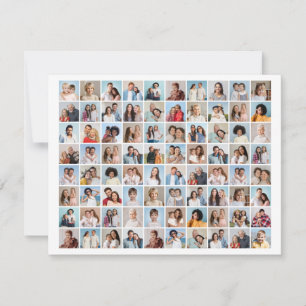 Tarjeta Pequeña Crea tu propio collage de 80 fotos