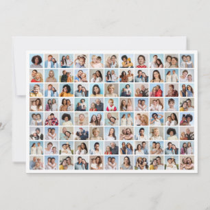 Tarjeta Pequeña Crea tu propio collage de 88 fotos