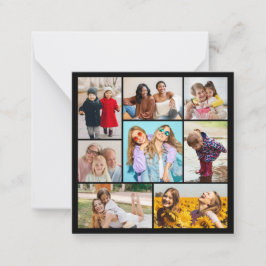 Tarjeta Pequeña Crea tu propio collage de 8 fotos