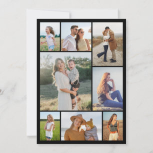 Tarjeta Pequeña Crea tu propio collage de 8 fotos