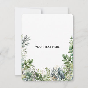 Tarjeta Pequeña Crea tu propio diseño botánico