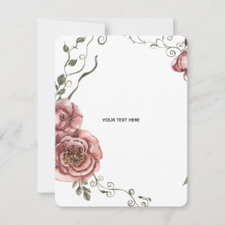 Tarjeta Pequeña Crea tu propio floral