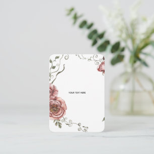 Tarjeta Pequeña Crea tu propio floral