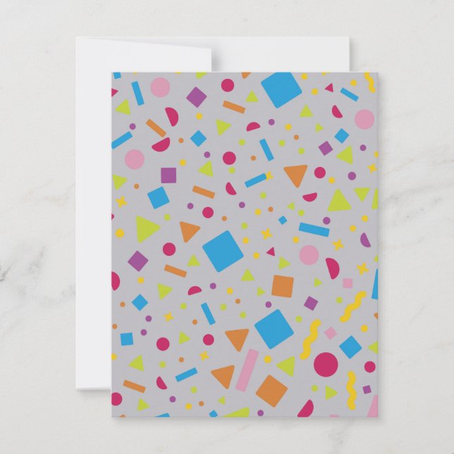 Tarjeta Pequeña Creación de figura geométrica 2 (Anverso)