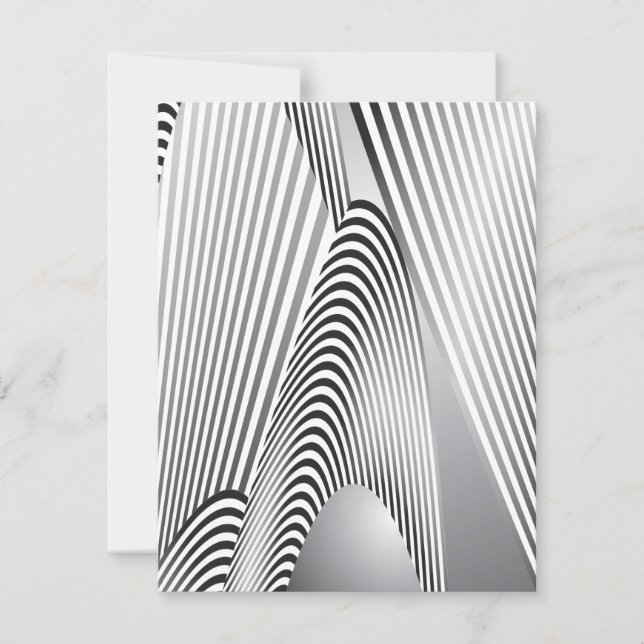 Tarjeta Pequeña Creación de patrones abstractos 3 (Anverso)