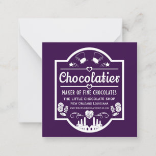 Tarjeta Pequeña Creador de chocolate