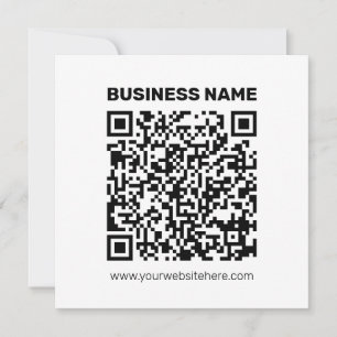 Tarjeta Pequeña Crear instantáneamente un código QR para cualquier