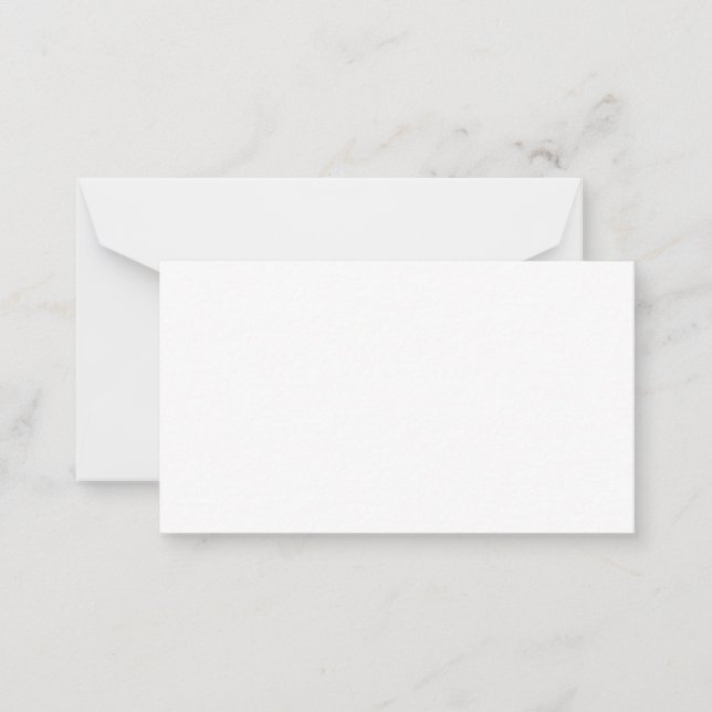 Tarjeta Pequeña Crear su propio blanco (Anverso)