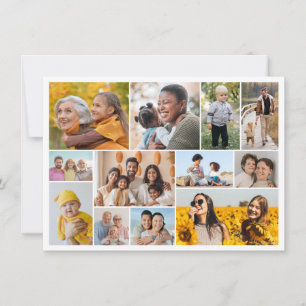 Tarjeta Pequeña Crear su propio Collage de fotos de 12