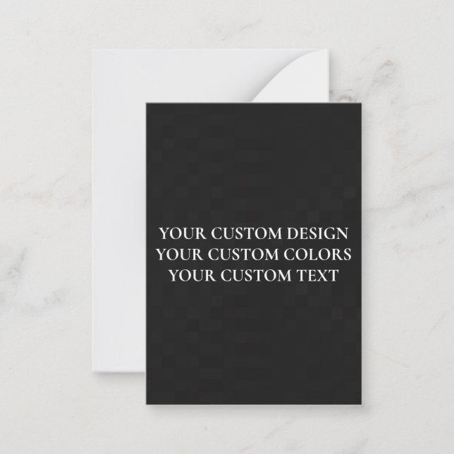 Tarjeta Pequeña Crear su propio personal (Anverso)