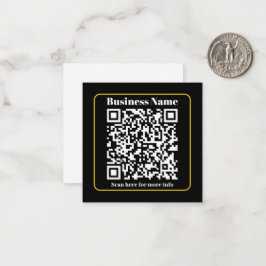 Tarjeta Pequeña Crear un código QR comercial digitalizable instant