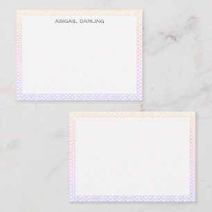 Tarjeta Pequeña Cristal de Mar Textura de Ola del Océano Costero O