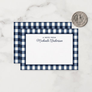 Tarjeta Pequeña Cuadro Moderno de Búfalo con Nombre Personalizado