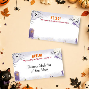 Tarjeta Pequeña ¿Cuál es tu nombre espeluznante de Halloween? Jueg