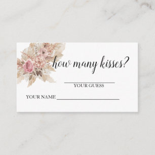 Tarjeta Pequeña Cuántos besos