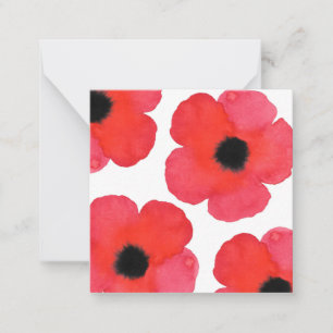 Tarjeta Pequeña Cuatro lapachos rojos