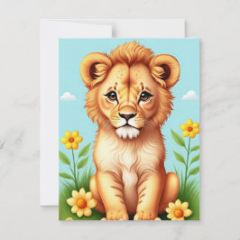 Tarjeta Pequeña Cubo de bebé lindo