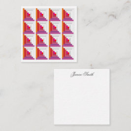 Tarjeta Pequeña Cuchillo De Cabina De Registro Rojo, Púrpura, Nara