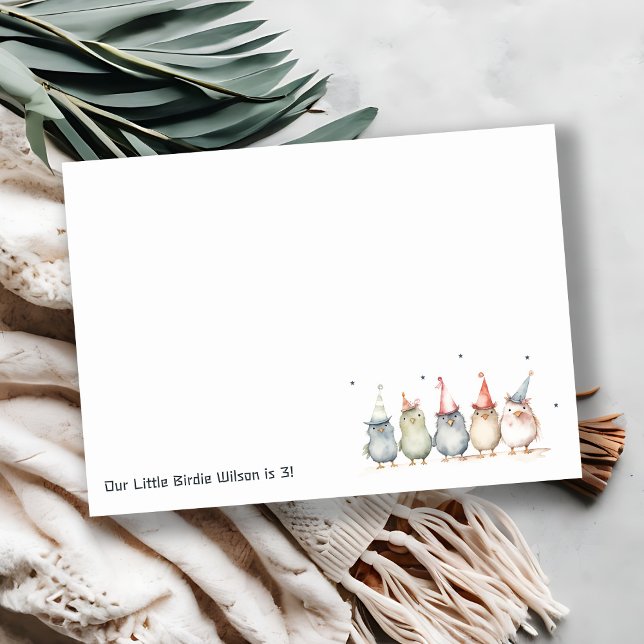 Tarjeta Pequeña Cumpleaños de niños de cualquier edad pájaros lind (Subido por el creador)